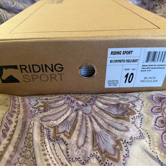 Men's Black Tall Riding Boots - Classic Equestrian Style - Picture 8 of 8